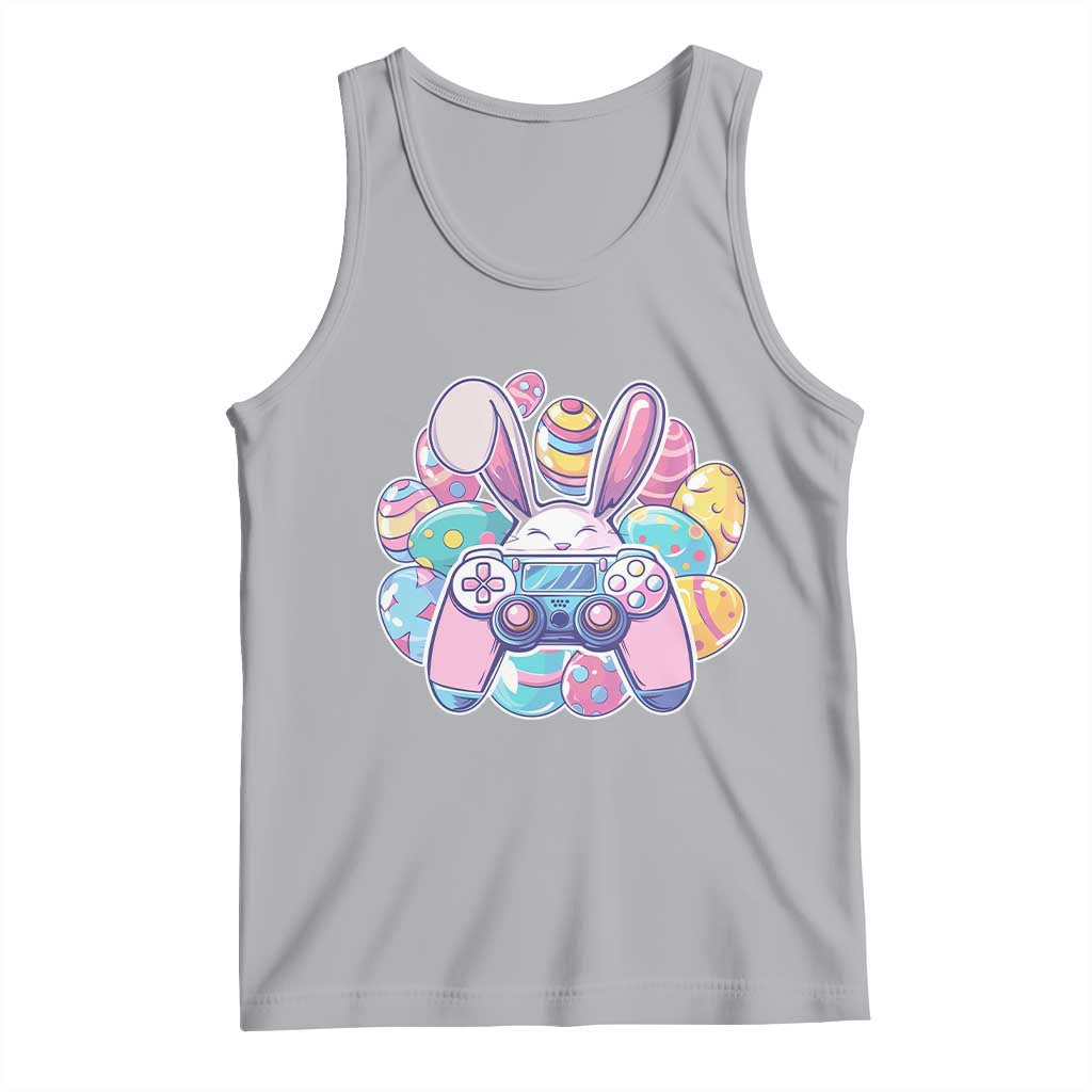 Easter Video Game Tank Top Cute Bunny Eggs Gaming Gamer TS10 Athletic Heather Print Your Wear