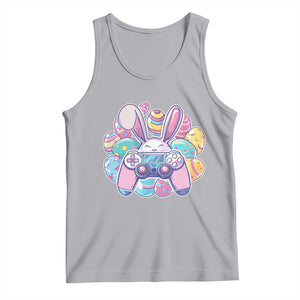 Easter Video Game Tank Top Cute Bunny Eggs Gaming Gamer TS10 Athletic Heather Print Your Wear