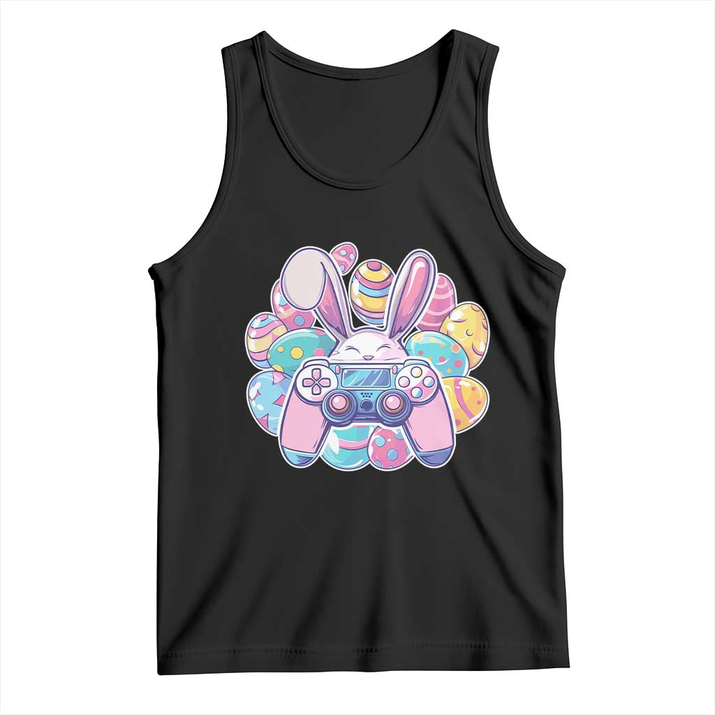 Easter Video Game Tank Top Cute Bunny Eggs Gaming Gamer TS10 Black Print Your Wear