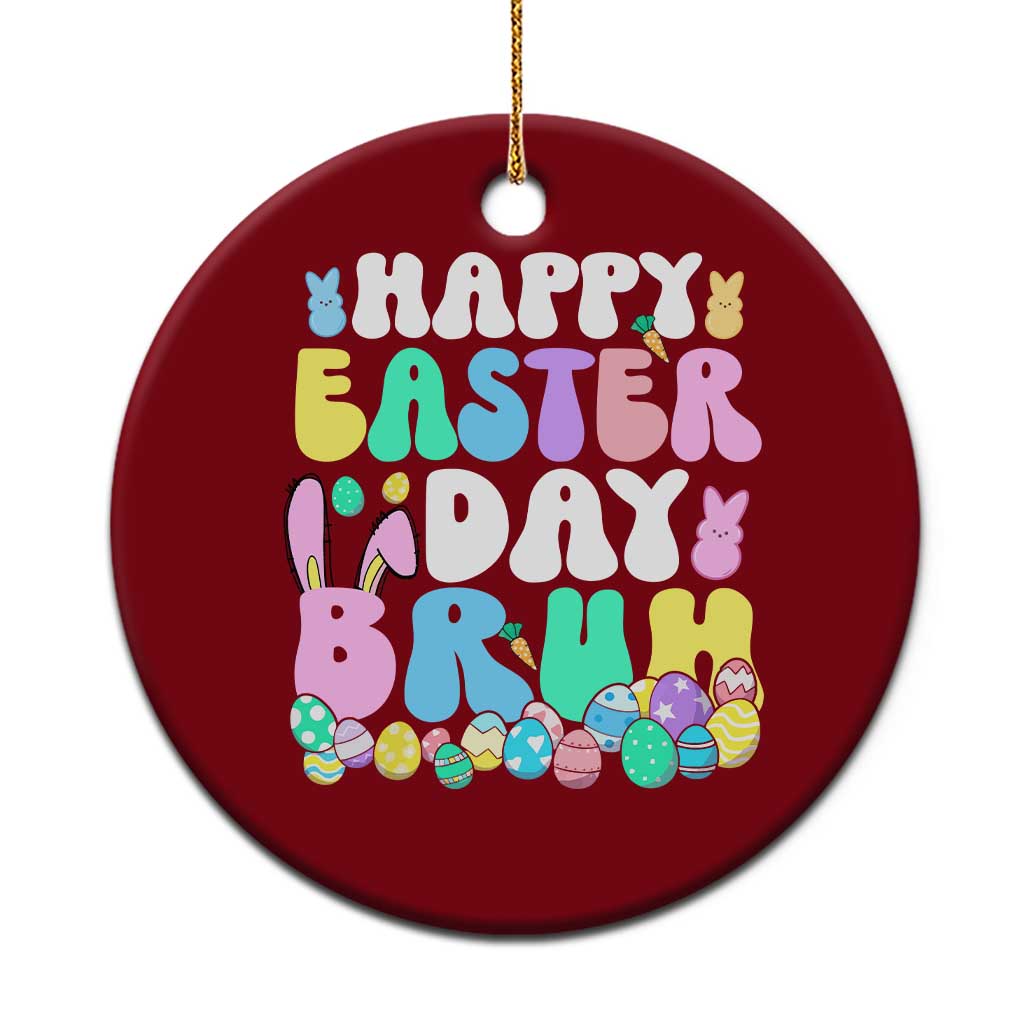 Bruh Easter Ceramic Ornament Teens Boys Kids Cute Bunny Eggs TS10 1pc Red Print Your Wear