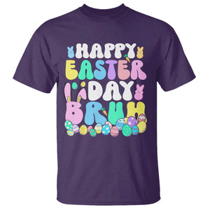Bruh Easter T Shirt Teens Boys Kids Cute Bunny Eggs TS10 Purple Print Your Wear