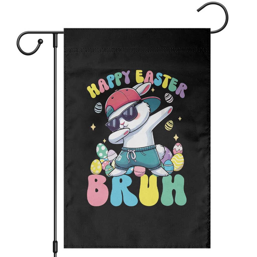 Bruh Easter Garden Flag Funny Bunny Dab Rabbit Dance TS10 Black Print Your Wear