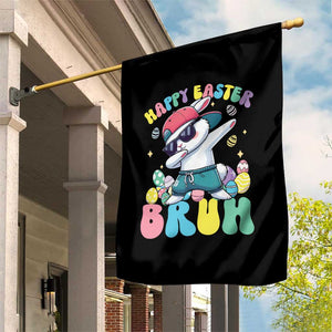 Bruh Easter Garden Flag Funny Bunny Dab Rabbit Dance TS10 Print Your Wear