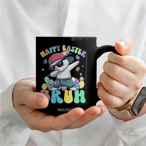 Bruh Easter Coffee Mug Funny Bunny Dab Rabbit Dance TS10 Print Your Wear