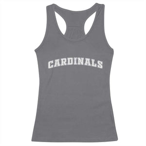 Cardinal Lovers Racerback Tank Top Retro Varsity College Graphic TS10 Charcoal Print Your Wear