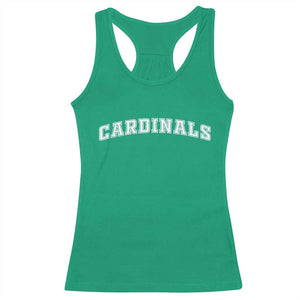 Cardinal Lovers Racerback Tank Top Retro Varsity College Graphic TS10 Irish Green Print Your Wear