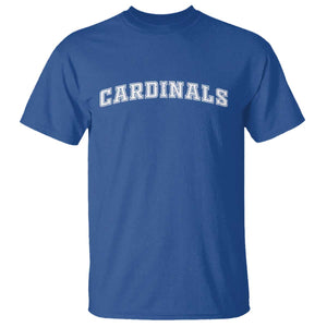Cardinal Lovers T Shirt Retro Varsity College Graphic TS10 Royal Blue Print Your Wear