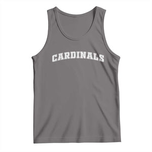 Cardinal Lovers Tank Top Retro Varsity College Graphic TS10 Deep Heather Print Your Wear
