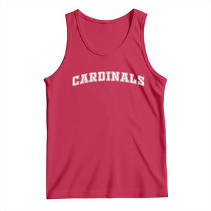 Cardinal Lovers Tank Top Retro Varsity College Graphic TS10 Red Print Your Wear