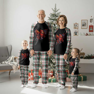 Cardinal Playing Basketball Graphic Plaid Pajama Set Dunk Mascot Sports Fan Gift TS10 Christmas Plaid Print Your Wear