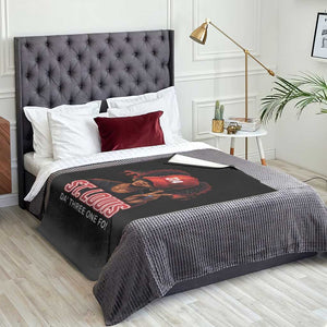 314 St Louis Throw Blanket Red Hat African American Woman STL City Pride Area Code TS10 Print Your Wear