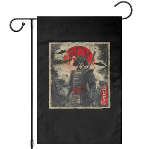 Alien Samurai Garden Flag Vintage Japanese Art UFO Funny Ukiyo-e Warrior TS10 Black Print Your Wear