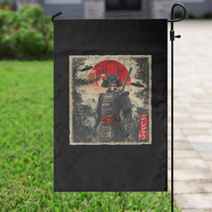 Alien Samurai Garden Flag Vintage Japanese Art UFO Funny Ukiyo-e Warrior TS10 Print Your Wear