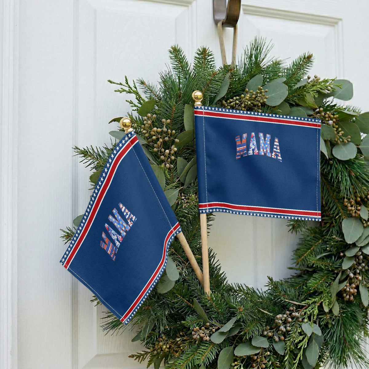 American Mama Patriotic Handheld Flag 4th of July TS10 Classic 8.2