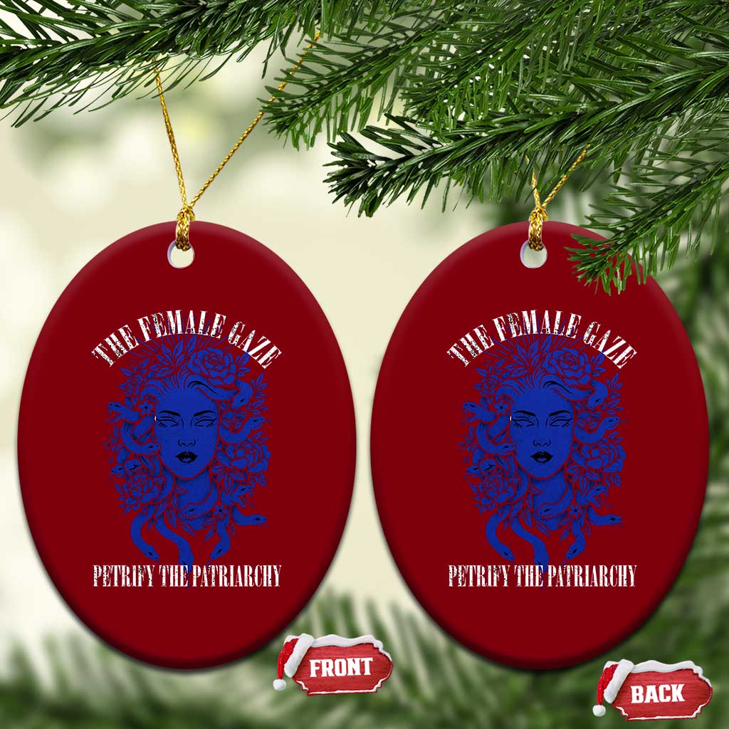 Medusa Feminist Ceramic Ornament Womens Rights Mythical Empowerment Graphic TS10 Print Your Wear