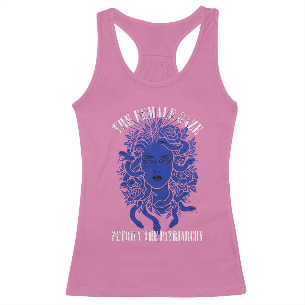 Medusa Feminist Racerback Tank Top Womens Rights Mythical Empowerment Graphic TS10 Azalea Print Your Wear