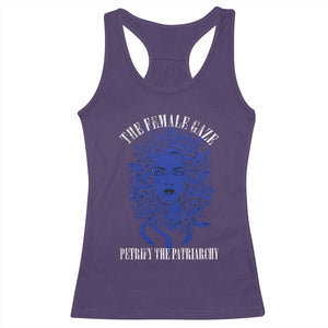 Medusa Feminist Racerback Tank Top Womens Rights Mythical Empowerment Graphic TS10 Purple Print Your Wear