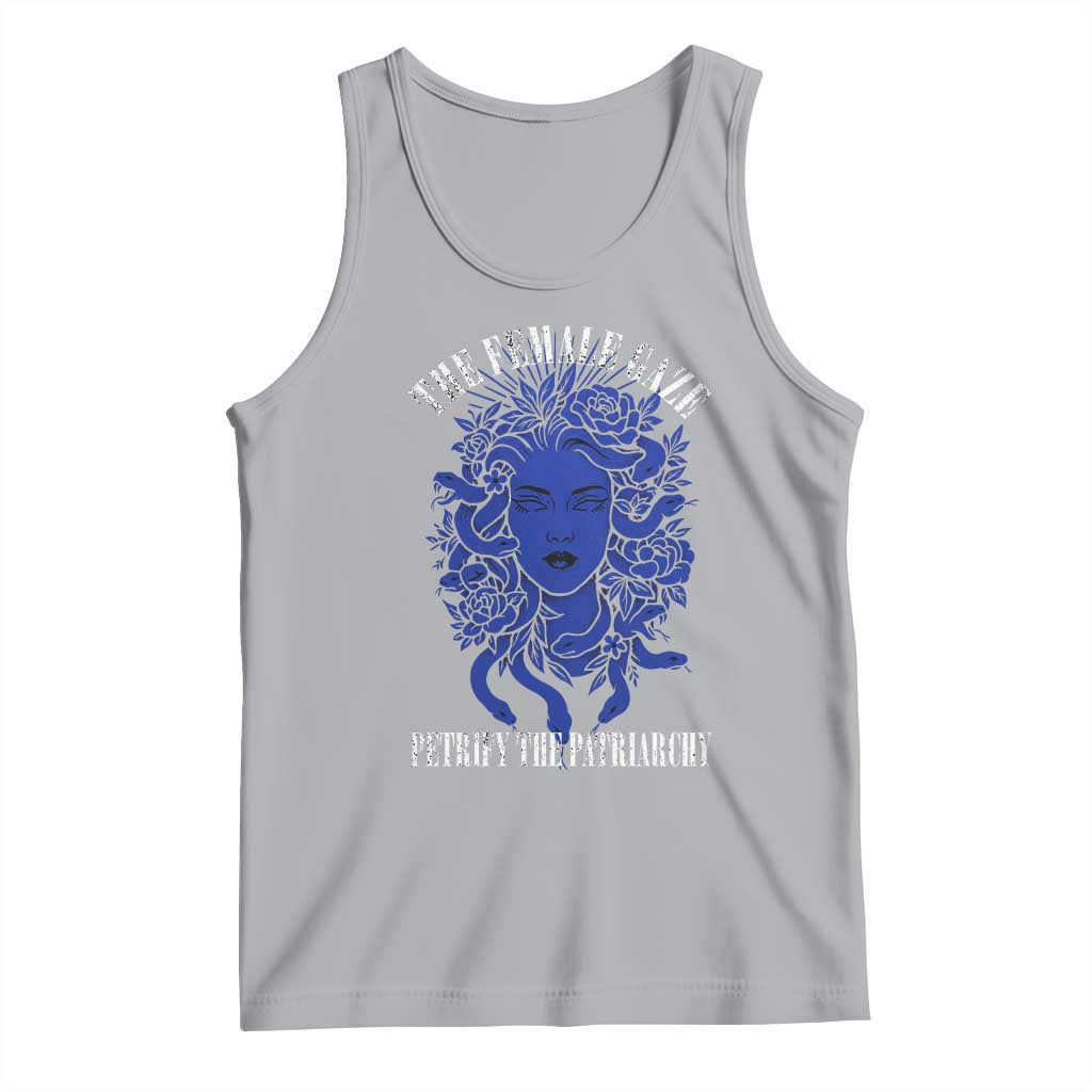 Medusa Feminist Tank Top Womens Rights Mythical Empowerment Graphic TS10 Athletic Heather Print Your Wear