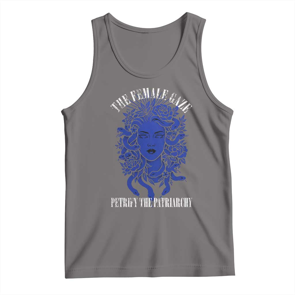 Medusa Feminist Tank Top Womens Rights Mythical Empowerment Graphic TS10 Deep Heather Print Your Wear