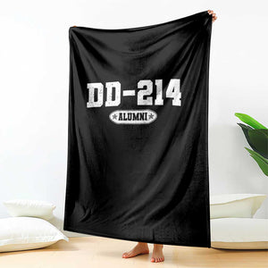 DD-214 Alumni Throw Blanket US Army Pride Military Veteran Retired TS10 Print Your Wear