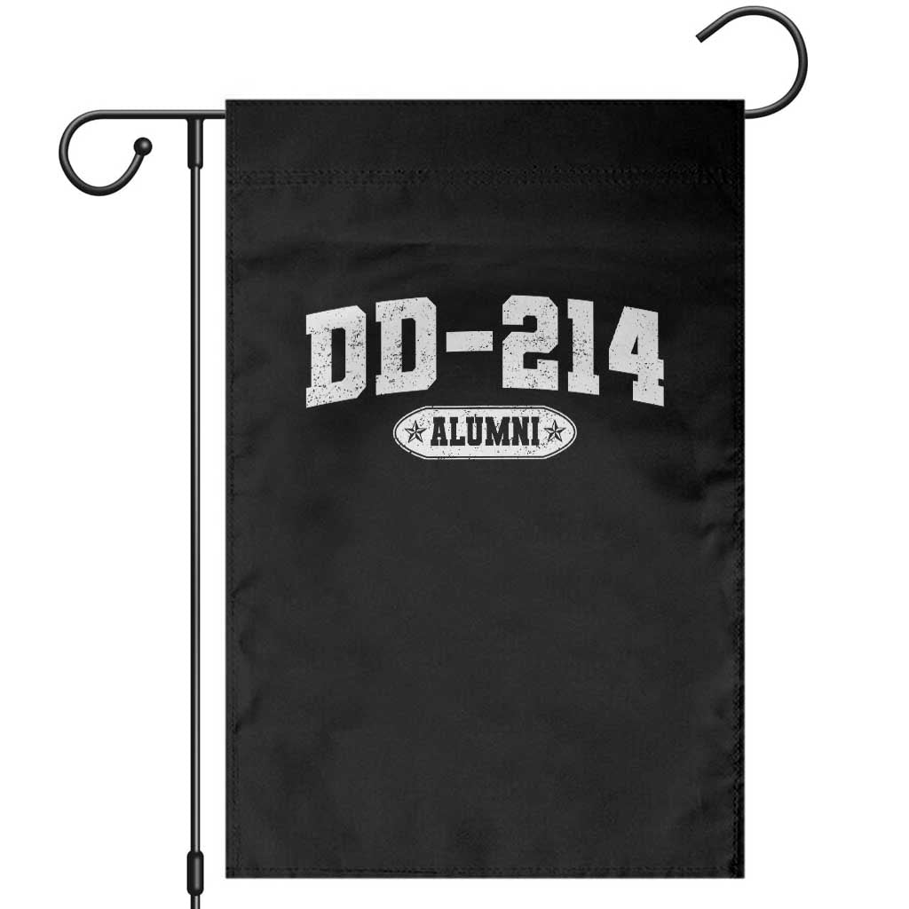 DD-214 Alumni Garden Flag US Army Pride Military Veteran Retired TS10 Black Print Your Wear