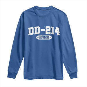 DD-214 Alumni Long Sleeve Shirt US Army Pride Military Veteran Retired TS10 Royal Blue Print Your Wear