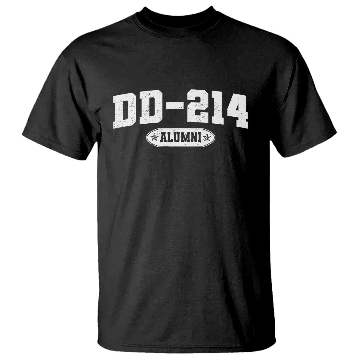 DD-214 Alumni T Shirt - US Army Pride Military Veteran Retired Service Honor Tee TS10 Black Print Your Wear