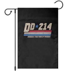 DD-214 Garden Flag Armed Forces Military Alumni Vintage Veteran TS10 Black Print Your Wear