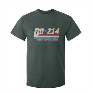 DD-214 T Shirt For Kid Armed Forces Military Alumni Vintage Veteran TS10 Dark Forest Green Print Your Wear
