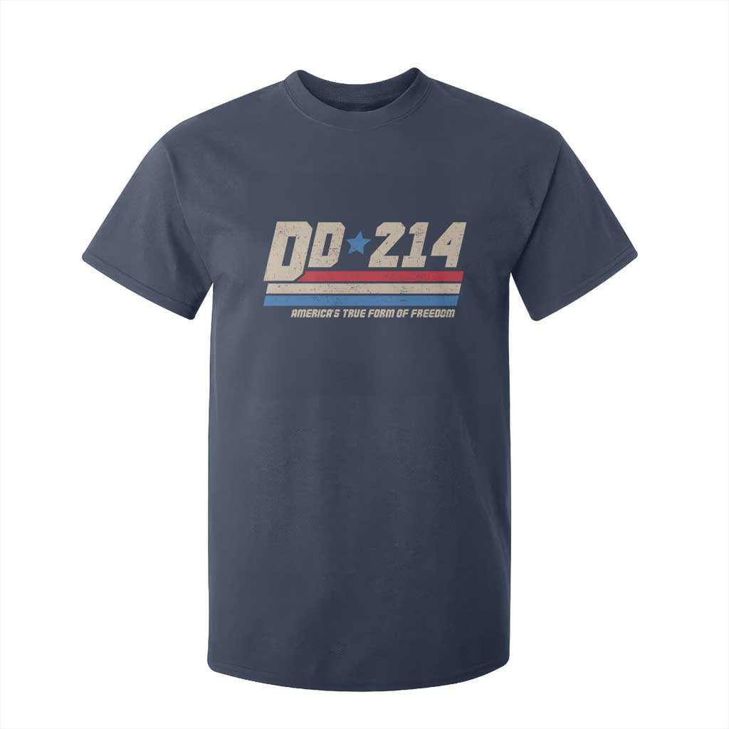 DD-214 T Shirt For Kid Armed Forces Military Alumni Vintage Veteran TS10 Navy Print Your Wear