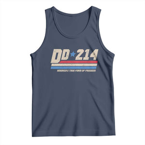 DD-214 Tank Top Armed Forces Military Alumni Vintage Veteran TS10 Navy Print Your Wear