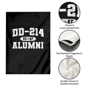 DD-214 US Air Force Alumni Garden Flag US Military Veteran Retired TS10 Print Your Wear