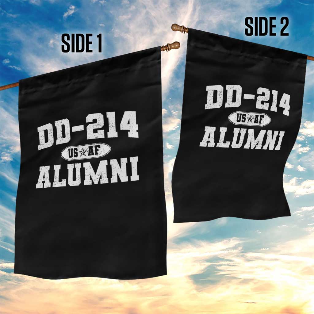 DD-214 US Air Force Alumni Garden Flag US Military Veteran Retired TS10 Print Your Wear
