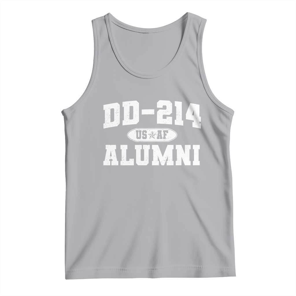 DD-214 US Air Force Alumni Tank Top US Military Veteran Retired TS10 Athletic Heather Print Your Wear