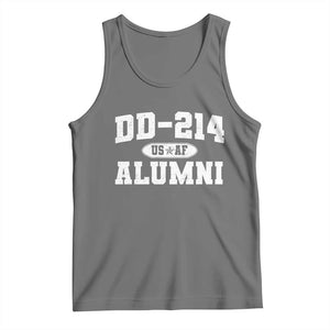 DD-214 US Air Force Alumni Tank Top US Military Veteran Retired TS10 Black Heather Print Your Wear