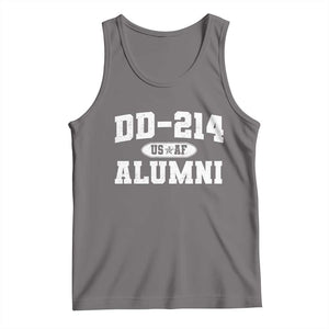 DD-214 US Air Force Alumni Tank Top US Military Veteran Retired TS10 Deep Heather Print Your Wear