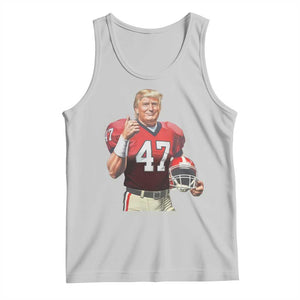 Trump Football Tank Top Vintage Sports Fan 47th President TS10 Ash Print Your Wear