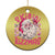 Skibidi Rizzmas Santa Christmas Ornament Rizz Santa Pink Groovy Funny Xmas Gen Alpha Girl Kids TS10 Print Your Wear