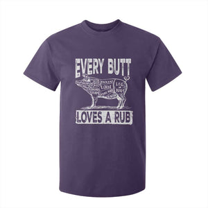 BBQ T Shirt For Kid Pork Butt Rub Dad Grill Gift TS10 Purple Print Your Wear