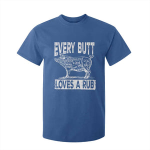 BBQ T Shirt For Kid Pork Butt Rub Dad Grill Gift TS10 Royal Blue Print Your Wear