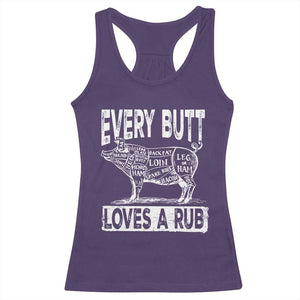 BBQ Racerback Tank Top Pork Butt Rub Dad Grill Gift TS10 Purple Print Your Wear