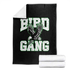 Bird Gang Throw Blanket Vintage 90s Style Classic EF Fly TS10 Black Print Your Wear