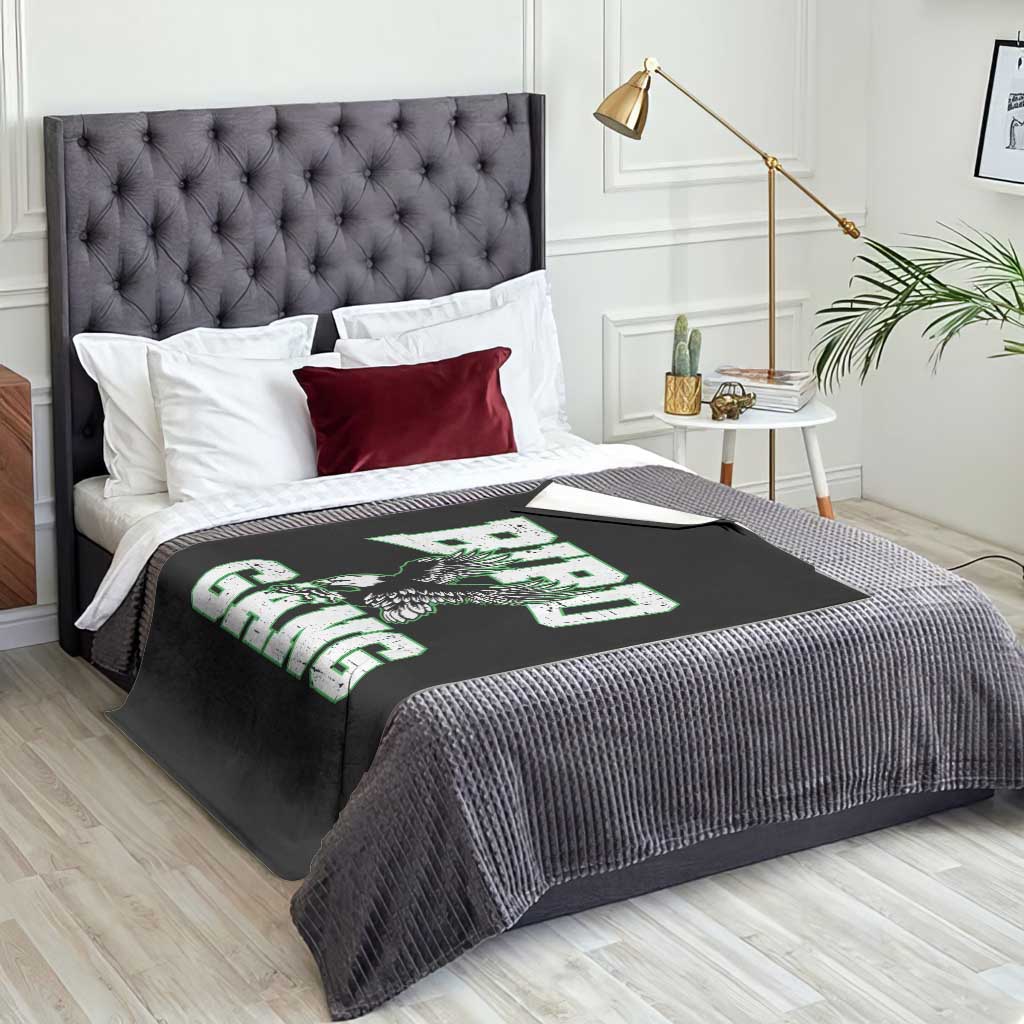 Bird Gang Throw Blanket Vintage 90s Style Classic EF Fly TS10 Print Your Wear