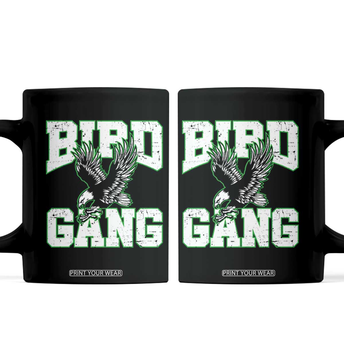 Bird Gang Coffee Mug Vintage 90s Style Classic EF Fly TS10 Black Print Your Wear