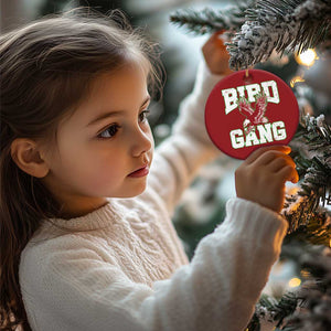 Bird Gang Christmas Ceramic Ornament Vintage 90s Style Classic EF Fly TS10 Print Your Wear