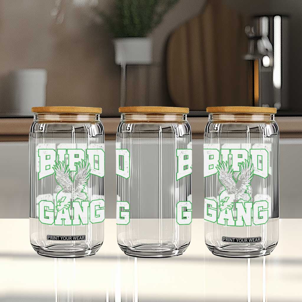 Bird Gang Glass Can Vintage 90s Style Classic EF Fly TS10 Print Your Wear