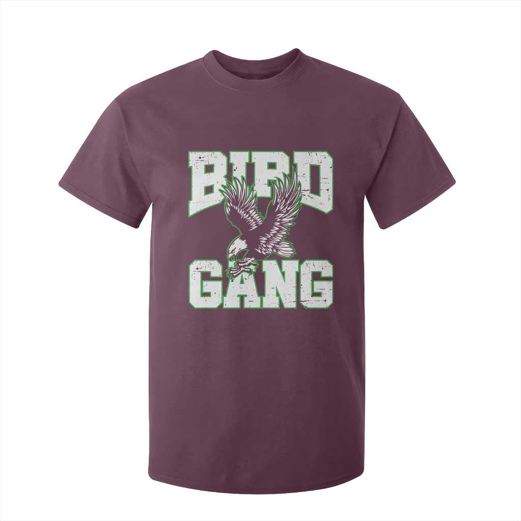 Bird Gang T Shirt For Kid Vintage 90s Style Classic EF Fly TS10 Maroon Print Your Wear