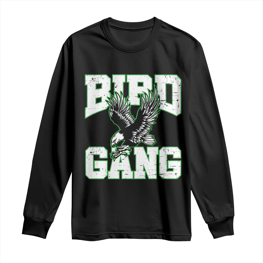 Bird Gang Long Sleeve Shirt Vintage 90s Style Classic EF Fly TS10 Black Print Your Wear
