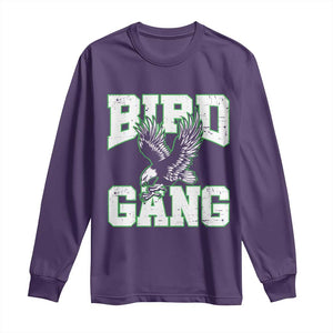 Bird Gang Long Sleeve Shirt Vintage 90s Style Classic EF Fly TS10 Purple Print Your Wear