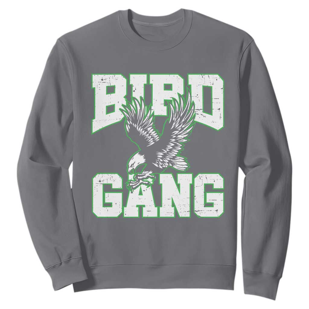 Bird Gang Sweatshirt Vintage 90s Style Classic EF Fly TS10 Charcoal Print Your Wear